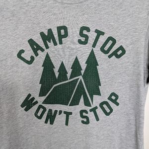 Campers Tshirt Unisex M Camp Stop Don't Stop